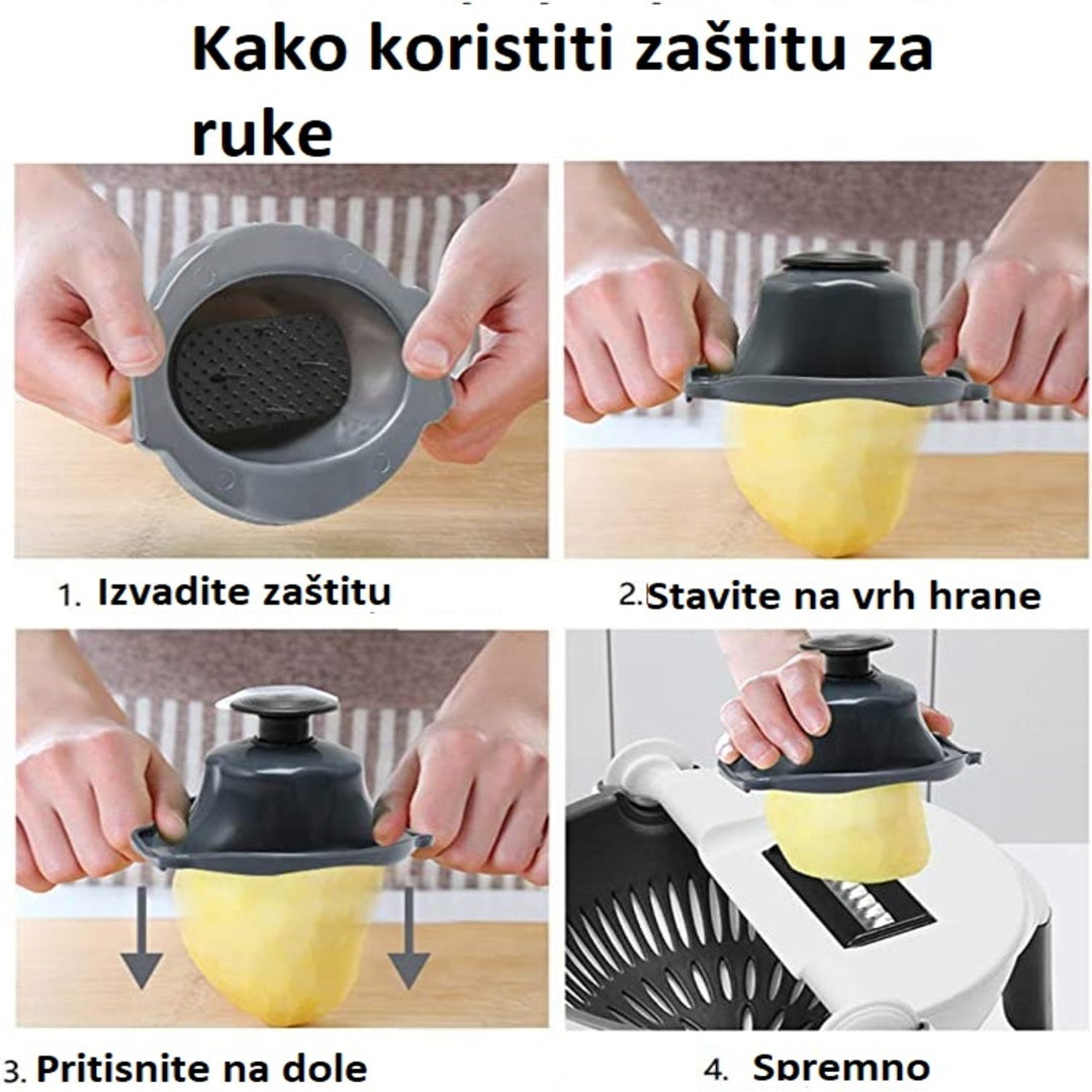 9 u 1 Multifunkcionalni secko za povrće sa korpom