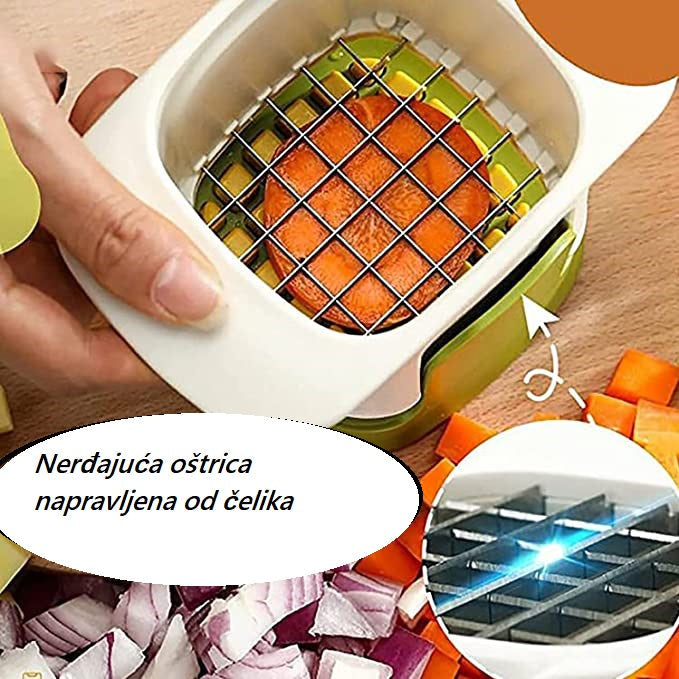 Seckalica za povrće 2 u 1 ručna seckalica